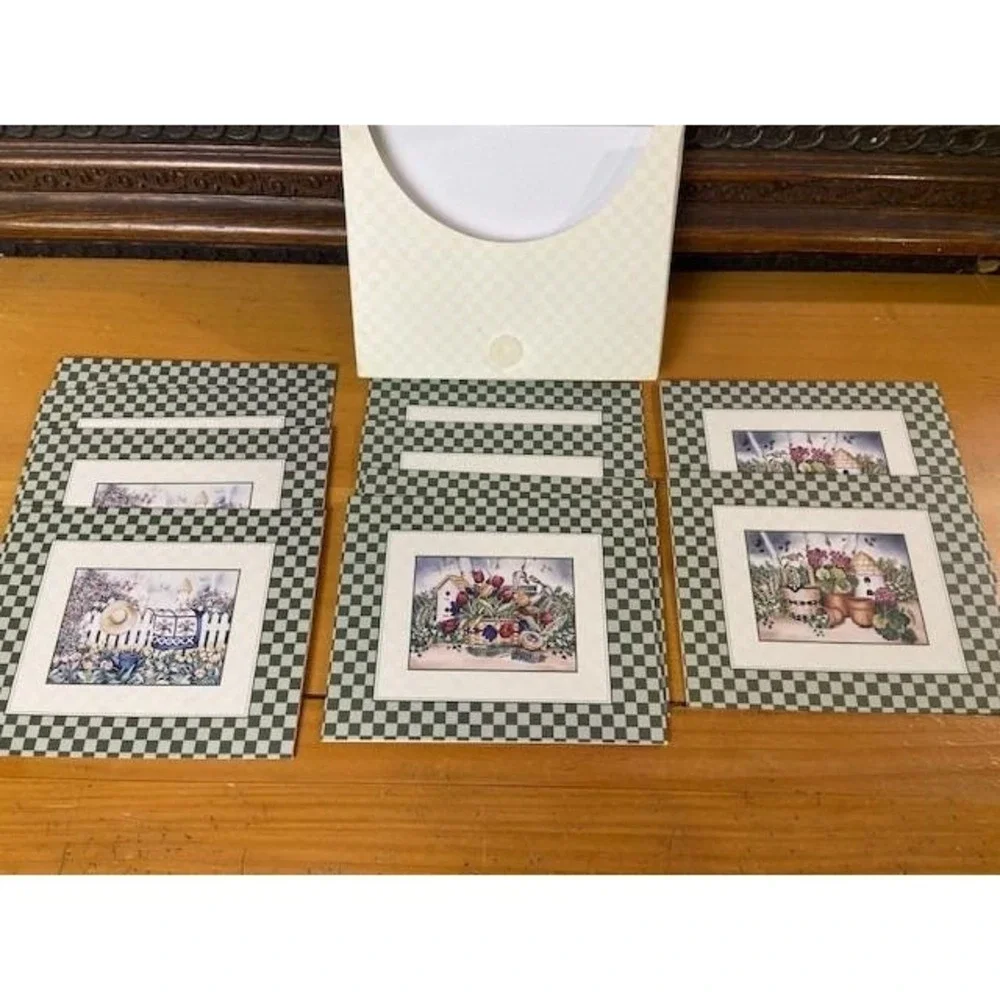 Laurie Korsgaden Seasons Spring 10 Assorted Note Cards Envelopes Portfolio 2003